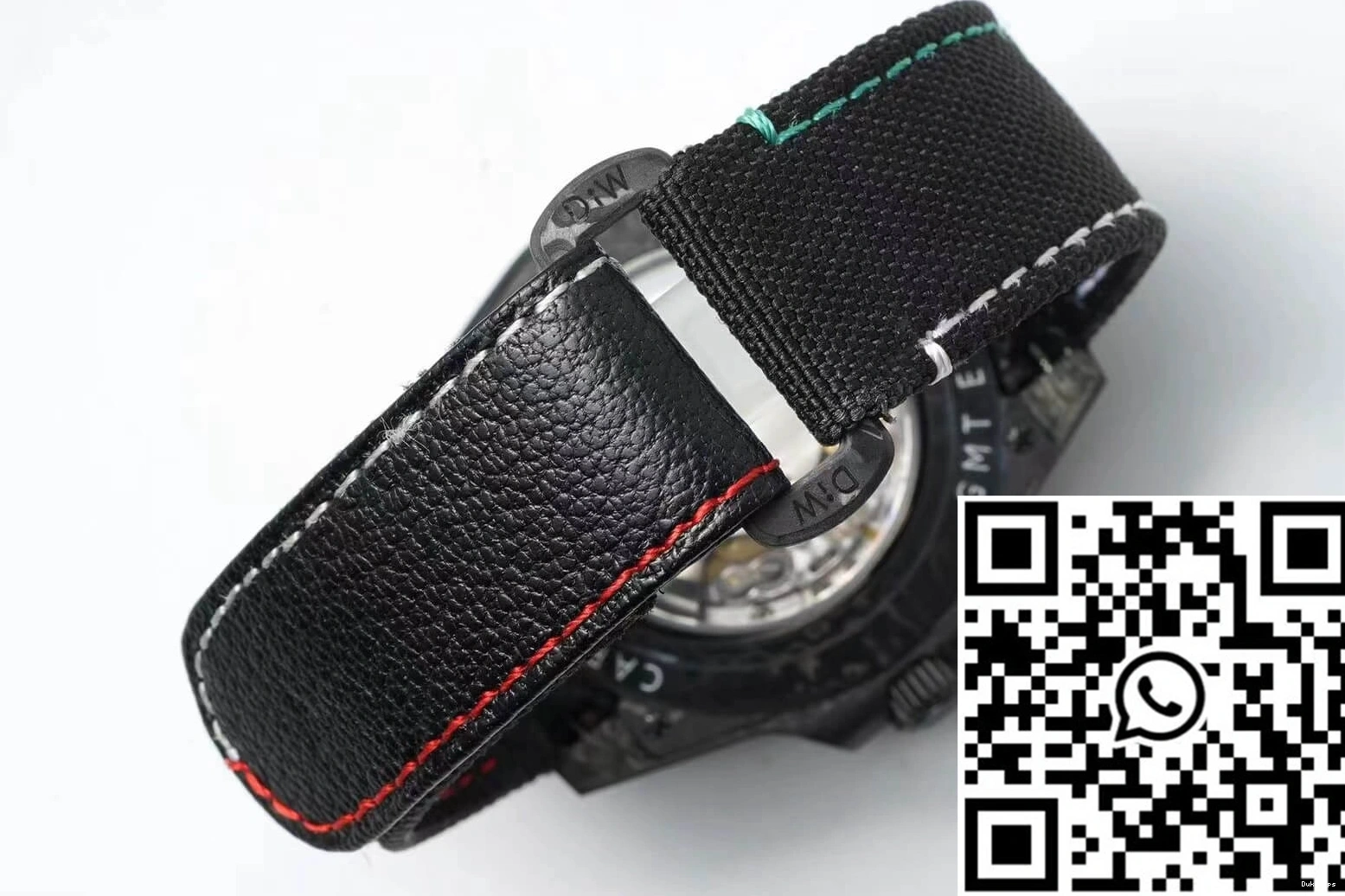 Black Rolex GMT-MASTER Strap Dial Fiber II Color Fabric Diw Carbon 0412